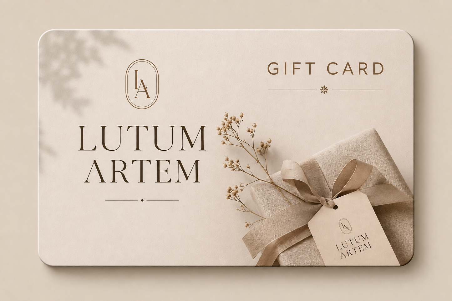 Lutum Artem gift card