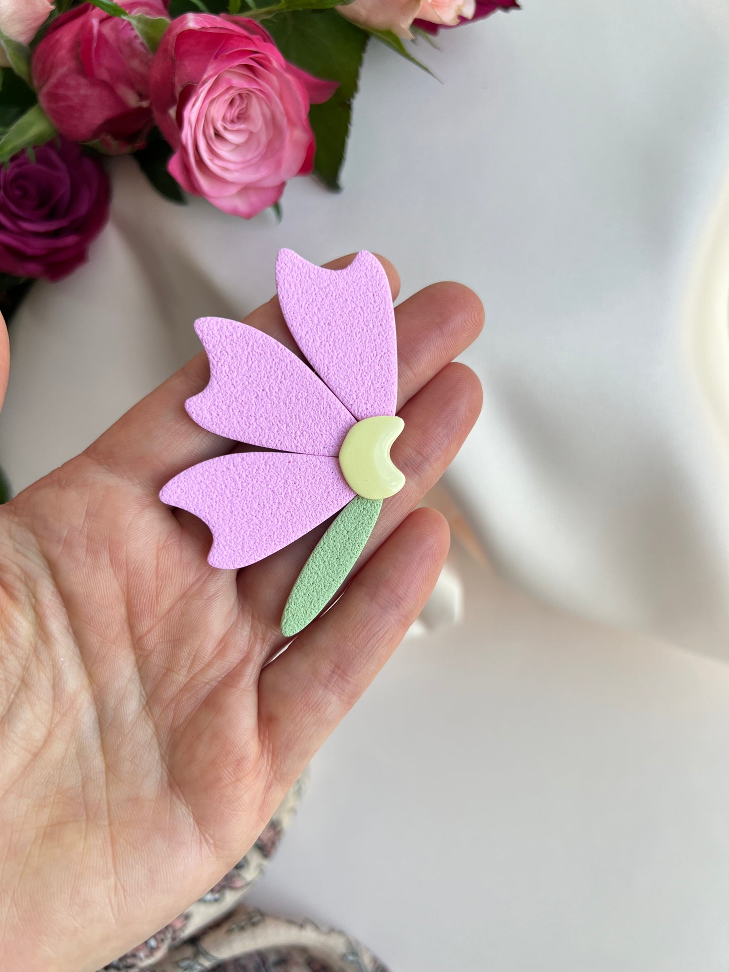 Fleur rose forte